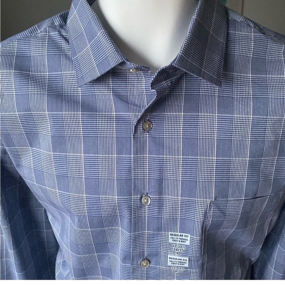 NWT Van Heusen Stain Shield Dress Shirt Size 17-17.5” 34/35 - Picture 3 of 14